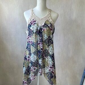 Daytrip sheer sleeveless top